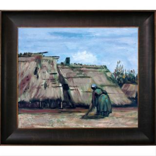 Tori Home Peasant Woman Digging in Front of her Cottage Canvas Art by