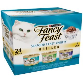  Feast Grilled Seafood Feast Variety Wet Cat Food (3 oz can,case of 24