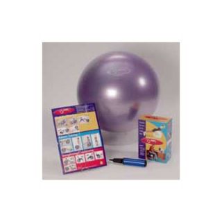 FitBall 25.59 Ball in Purple (Package with Pump)   PKG FB65PUR