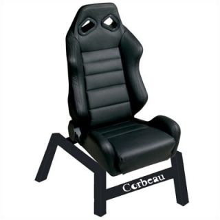 Corbeau TRS Black Micro Suede Game Chair
