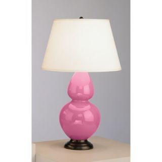 Robert Abbey Double Gourd Table Lamp in Schiaparelli Pink Glazed