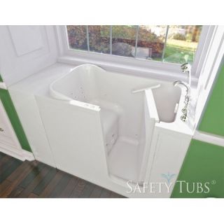 Safety Tubs GelCoat 48 x 28 Bath Tub with Dual Massage