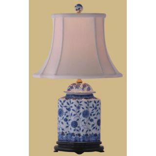 Oriental Furniture 23 Jar Lamp in Blue and White   LMP LPDBJH0810A