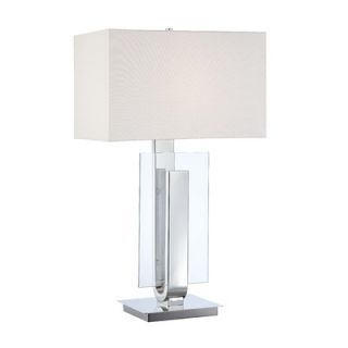 George Kovacs One Light 31 Table Lamp in Polished Nickel   P794 613