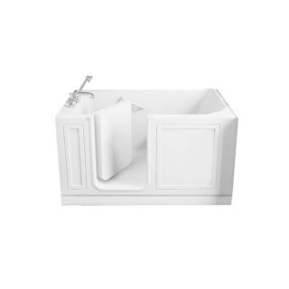 ACrylic 32 x 60 Walk In Soaker Bath Tub with Drain in White