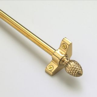  36 Inspiration Stair Rod Set with Pineapple Finials   158 36