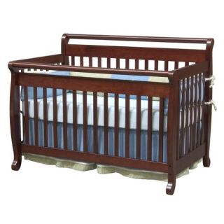 DaVinci Emily 4 in 1 Convertible Crib with Toddler Rail in Cherry
