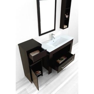 Virtu Masselin Single 40 Bathroom Vanity Set in Espresso   ES 2440