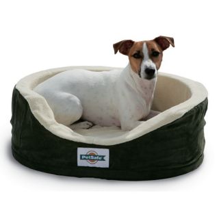 Heated Wellness Sleeper Dog Bed with Orthopedic Foam Fill