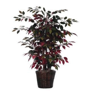 Vickerman Bushes 48 Artificial Potted Natural Capensia Tree in Green