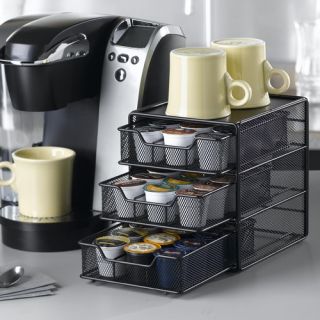 Nifty Home Products 54 Coffee Pod Drawer in Black Satin