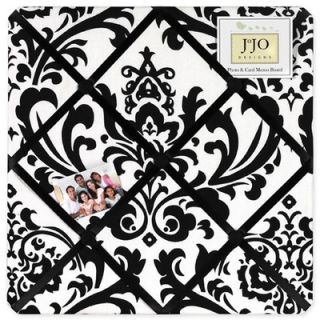 Sweet Jojo Designs Isabella Fabric Memo Board in Black / White