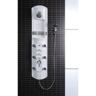 Ariel Bath Lucite Acrylic 52.2 Thermostatic Shower Panel