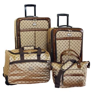 American Flyer Signature Expandable 4 Piece Luggage Set