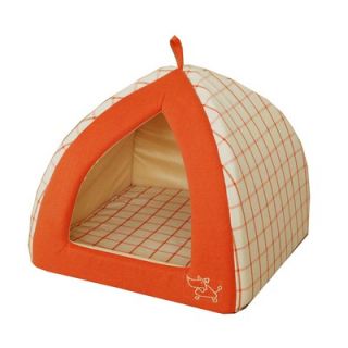 Best Pet Supplies Orange Checkers Tent