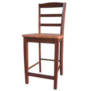 International Concepts Madrid 24 Counter Height Stool in Cinnamon