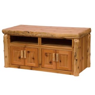 Fireside Lodge Traditional Cedar Log 55 TV Stand