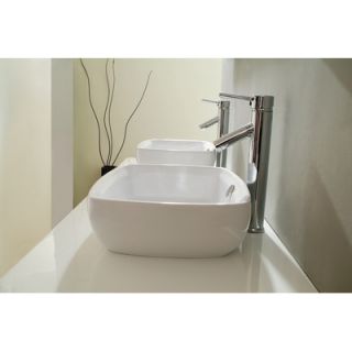 Virtu Augustine 59 Double Sink Bathroom Vanity Set   UM 3051 WH