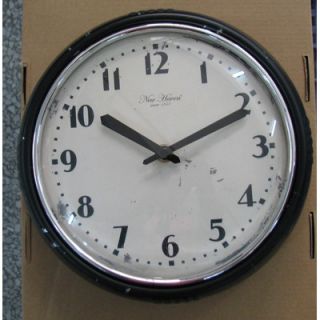 Control Brand 9.63 Wall Clock in Antique Black