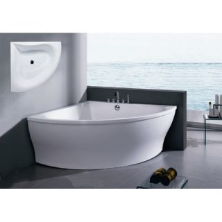 American Acrylic 66 x 32 Soaker Arm Rest Bath Tub