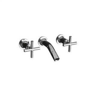Kohler Purist Laminar Wall Mounted Bathroom Faucet with Double Cross