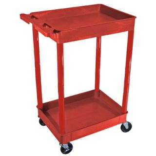 Luxor Tub Utility Cart in Red