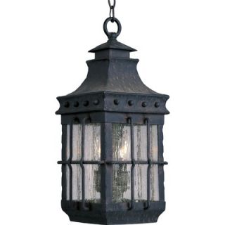 Maxim Lighting Nantucket Outdoor Hanging Lantern in Country Forge