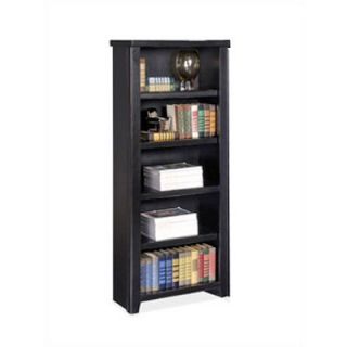 kathy ireland Home by Martin Furniture Tribeca Loft Black Bookcase