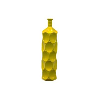 Urban Trends Yellow Ceramic Bottle   20501 / 20502
