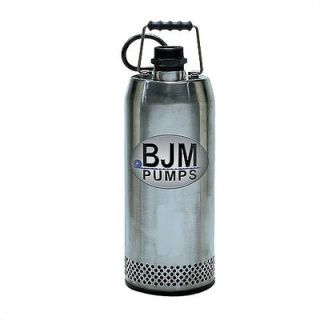 BJM Pumps 2 1.0 HP Submersible Dewatering Pump