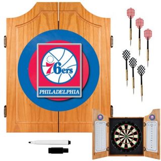 Trademark Global NBA Wood Dart Cabinet Set