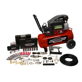 SPEEDWAY 8 Gallon Air Compressor with 77 Piece Kit