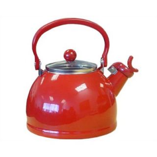 Reston Lloyd Calypso Basics 80 oz Whistling Tea Kettle in Red with