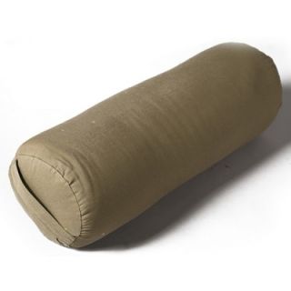 Fit Round Yoga Bolster in Green   80 5000 GRN