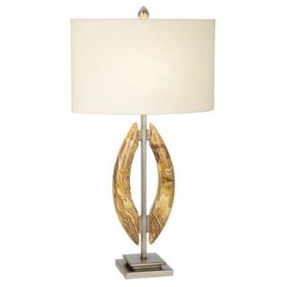  Lighting Modern Symmetry Table Lamp in Faux Marble   87 6164 62