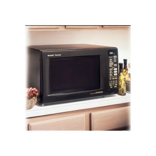 Countertop Convection Microwave in Black w/ Optional Built In Trim Kit