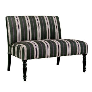 Bradstreet Polyester Founding Stripe and Plum Settee