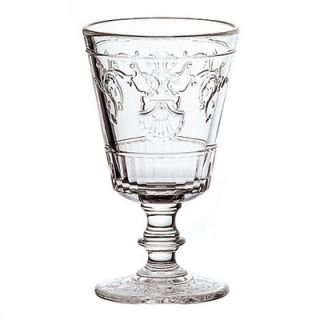French Home Gourmet LaRochere 7 Ounce Wine Glass in Versaillies Motif
