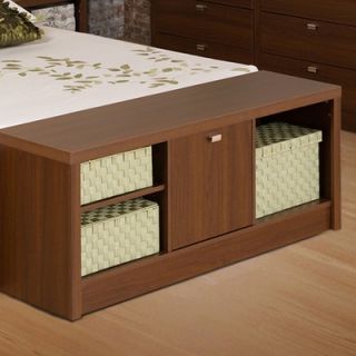 Prepac Series 9 Wood Bedroom Cubbie Storage Bench   BUBR 0501 1/EUBR