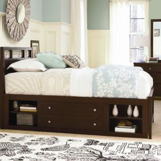 Free Style Queen Low Profile Storage Bed with Storage Unit Bedroom Set