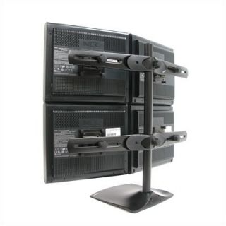 Ergotron Desk Stand 100 Quad Monitor  Vertical   33 324 200