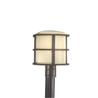 Minka Lavery One Light Outdoor Post Lantern in Iron Oxide   72136