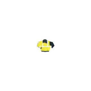 Large OccuLux® High Visibility Fluorescent Yellow Bomber Jacket With