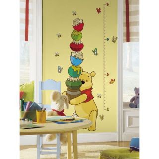 Licensed Designs Pooh Peel and Stick Growth Chart