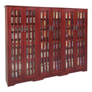Leslie Dame Glass Door High Capacity Multimedia Cabinet