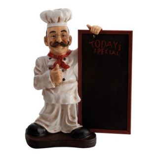 Aspire Restaurant Chef Statue with Todays Specials   49427 / 49428