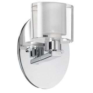 Dainolite Oval Glass One Light Wall Sconce in Polished Chrome   809