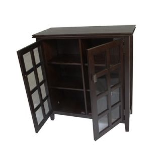 Simpli Home Artisan Medium Storage Cabinet   INT AXCHOL MED EB