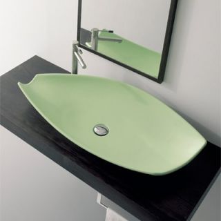 Scarabeo by Nameeks Kong 110 Above Counter Bathroom Sink in White