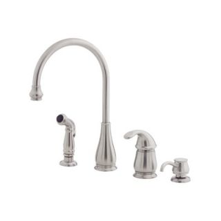 Price Pfister Treviso One Handle Kitchen Faucet with Sidespray and